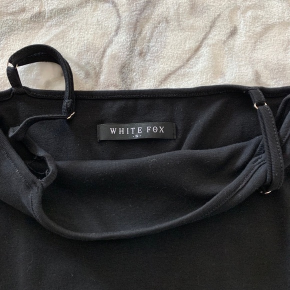 Black straight neck bodysuit - Picture 3 of 3